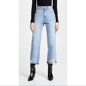 DL1961 Hepburn high rise wide leg jeans